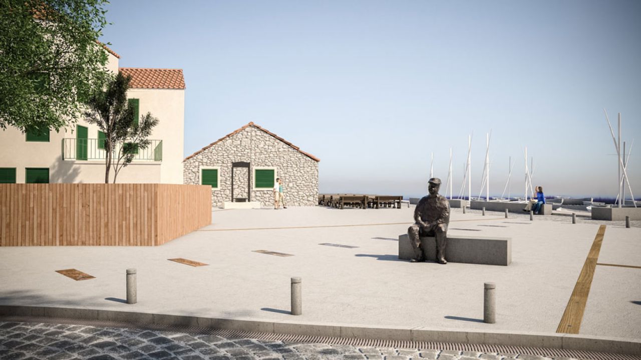 JAVNI POZIV za idejno kiparsko rješenje skulpture Spomenik betinskim kalafatima na  Trgu na moru u Betini