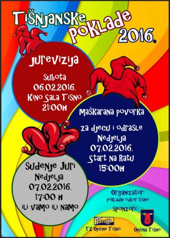 Pokladne svečanosti 2016 na području Općine Tisno  