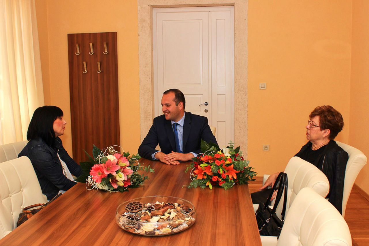 Načelnik Klarin primio novu ravnateljicu OŠ  Vjekoslava Kaleba Sandu Crvelin 