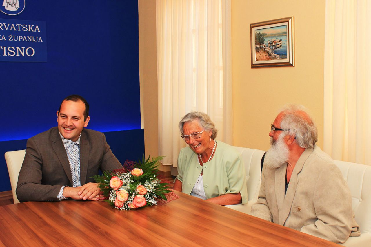 Načelnik Klarin primio njemački bračni par Dudzik - hrvatske goste od daleke 1966. godine