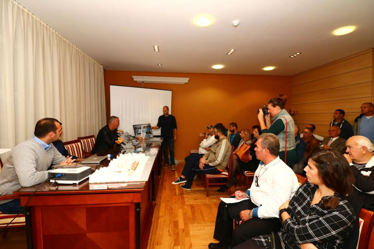 Održana javna prezentacija uređenja Trga Rudina u Tisnome  