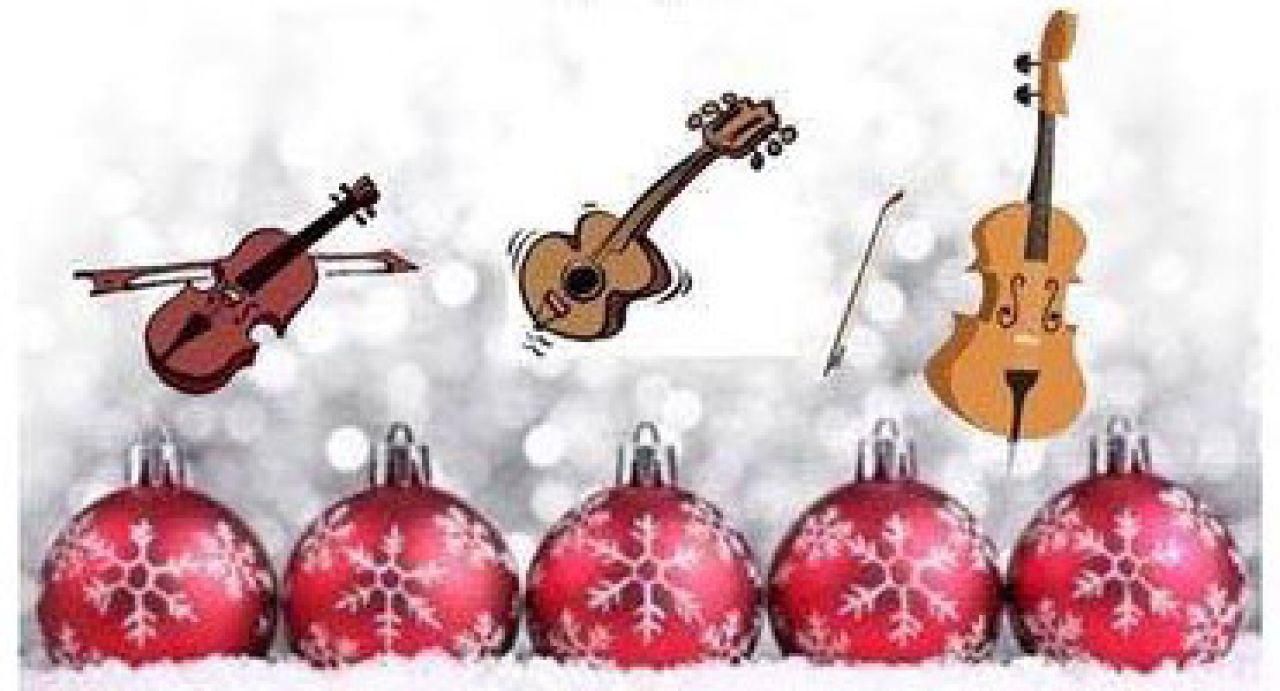 Božićni koncert učenika glazbenog odjela OŠ  Vjekoslava Kaleba Tisno