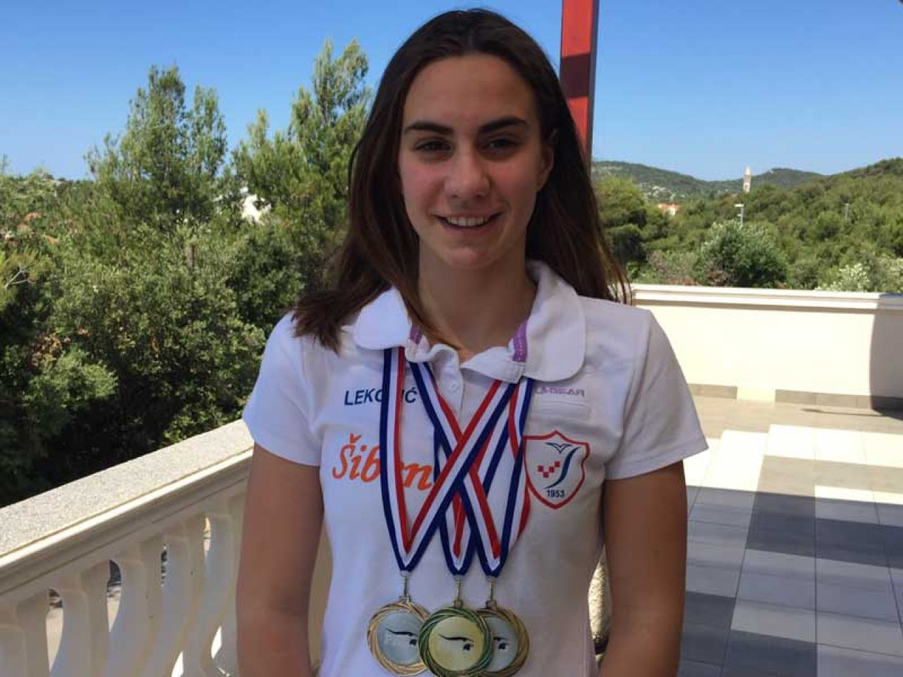 Marta Leković na Grand Prix Sisak doplivala do tri odličja