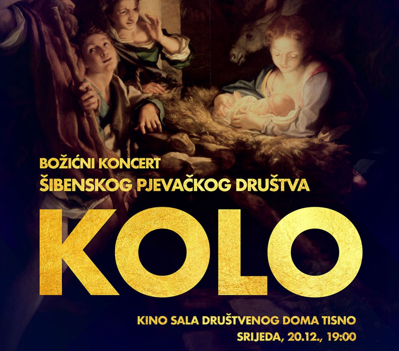 Božićni koncert Š ibenskog pjevačkog društva Kolo 