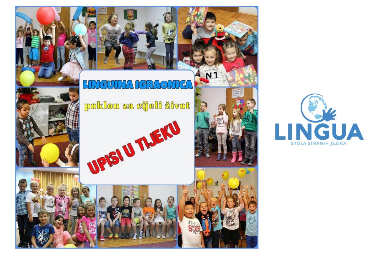 Linguina igraonica - u tijeku upisi u englesku igraonicu 