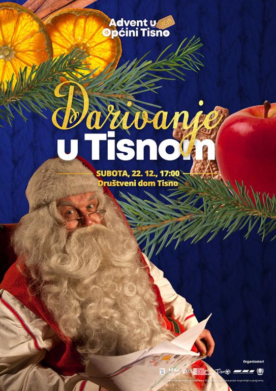 Djed Božićnjak stiže u Tisno i Jezera    