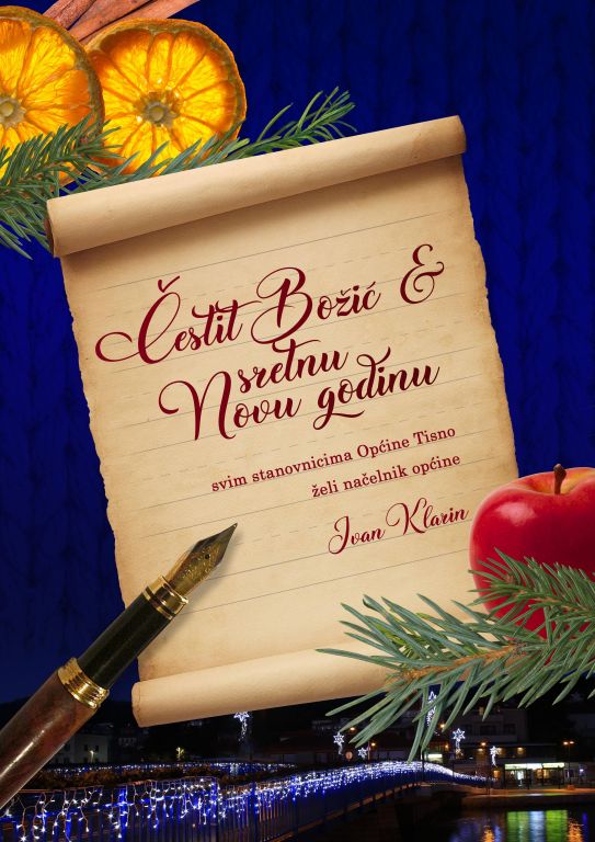 Božićna čestitka načelnika Općine Tisno  