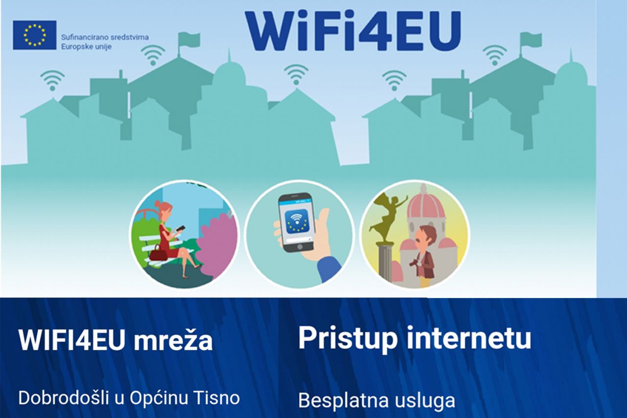 Općina Tisno instalirala nove pristupne točke u sklopu projekta WiFi4EU 
