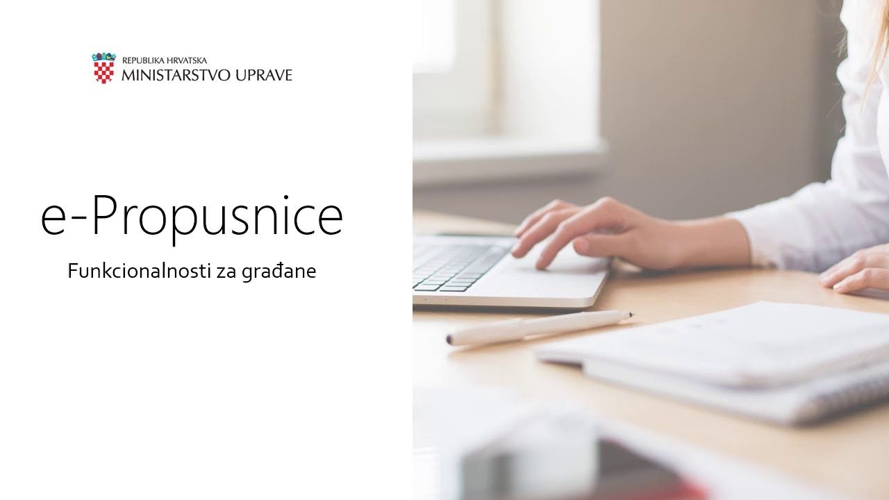 Obavijest o načinu izdavanja e-Propusnica 