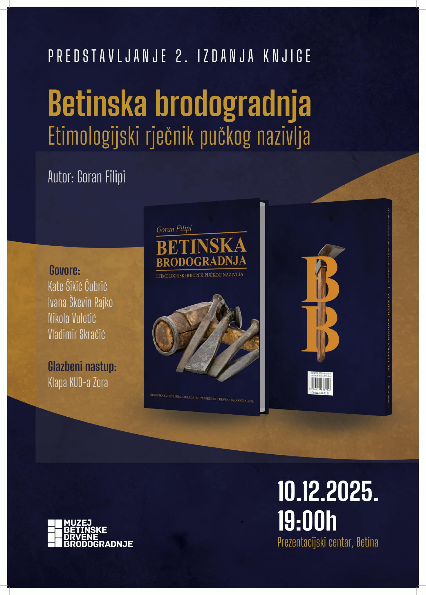 Predstavljanje 2. izdanja knjige Betinska brodogradnja – Etimologijski rječnik pučkog nazivlja